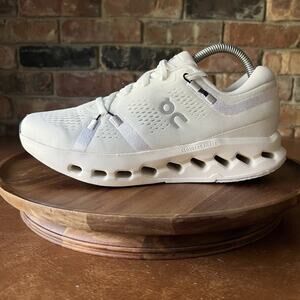 On Running Cloudsurfer 2 Ivory Reflective Womens 9 Road Running Shoes Sneakers